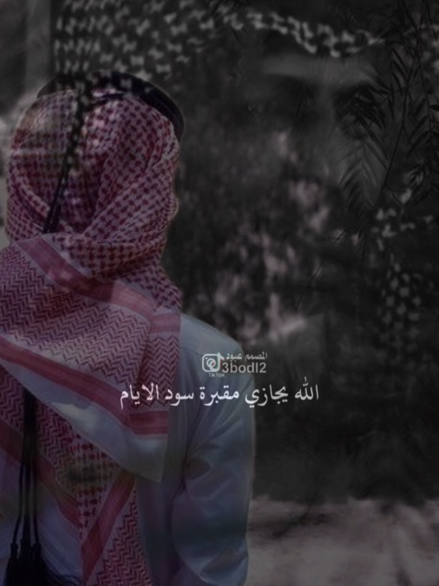 الله يجازي مقبرة سود الايام ويجبر صواب الخاطر اللي سكنها   #fyp #fypシ #قصايد #شعر 
