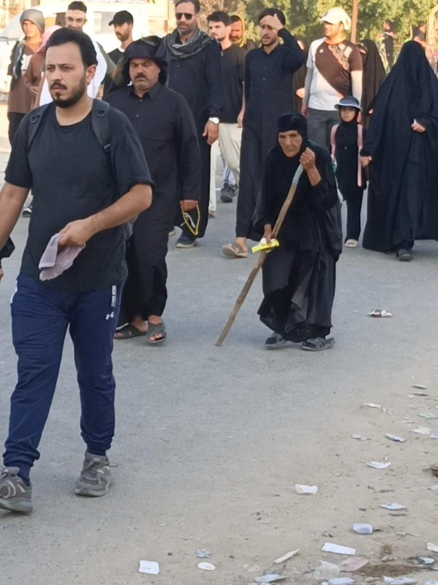 #طريق_الحسين_طريق_الله🤍🌿 #مشايه_للحسين_نتعنه🥺💔🥀 #المصور_محمد_جميل 