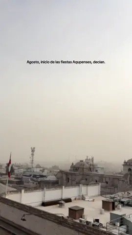 Pero, ¿qué te pasó Arequipa? 🥺 | #Arequipa #agosto #tormentadearena #fyp 