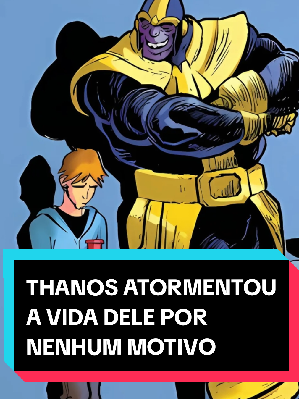 THANOS ATORMENTOU a vida dele por NENHUM motivo 😶 #thanos #marvel #quadrinhos #hq #fy 