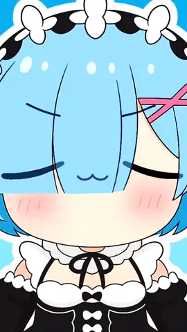 rem shimeji especial 9500 seguidores (si no se hace viral lo borro😐) #animation #rezero #anime #shimeji #guruguru #rem 