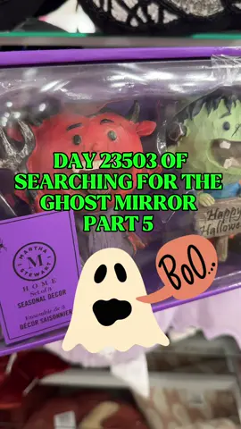 Leave a 👻 in the comments if you made it this far 😂 #marthastewart #marthastewarghostmirror #shopwithme #fyp #foryoupage #trending #halloweenhunting #halloweendecor #code Orange #halloweenhaul #halloween2025 #happyhalloween #halloween365 #spookyseason #tjmaxx #homegoods #crashout #part5 