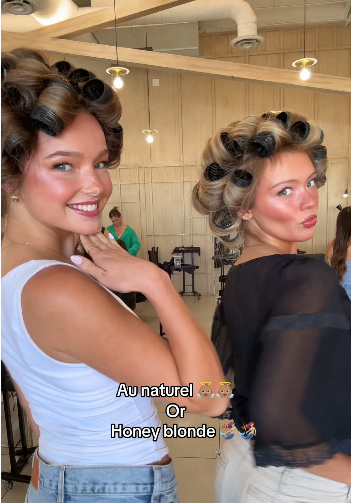 Both Colors are so gorg and you can get both formulas on habiteducation.com !!! @lydiiii 🪽 @landry ❤️❤️❤️#habithiddenextensions #haircolor #formula #hair #hairtok #trend 
