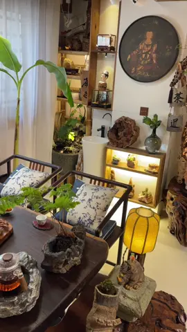 Góc decor thưởng trà …#decor #thuongtra #phongtra #binhyen #kientruc 