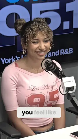 one of my favorite interviews! make sure you check it out on @New York’s Power 105.1 🔊 w/ @thaboyartshow 😊🤍