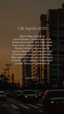 BIENVENIDO AGOSTO 🙌🤗