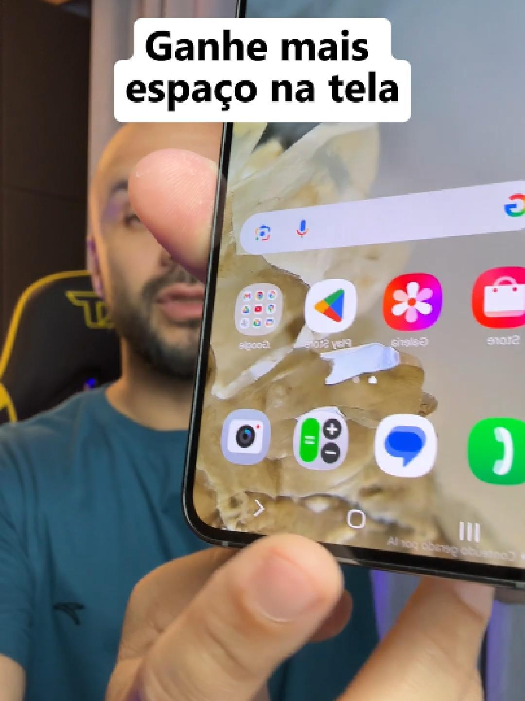 Como remover botões virtuais do celular  . . #celular #dicas #android #samsung #truques #tutorial #dicasdecelular