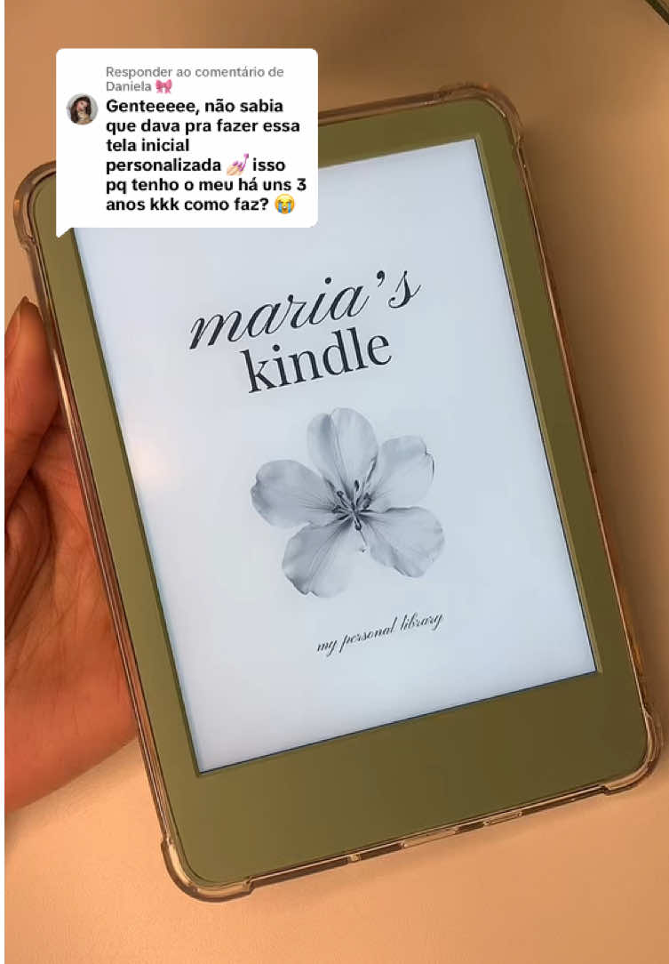 Respondendo a @Daniela 🎀 como eu fiz meu wallpaper personalizado pro kindle ✨ e a maior pergunta: como eu fiz para deixar ele sem aquelas bordas pretas nas laterais 🤌🏼  #kindle #wallpaper #wallpaperkindle #fyp 