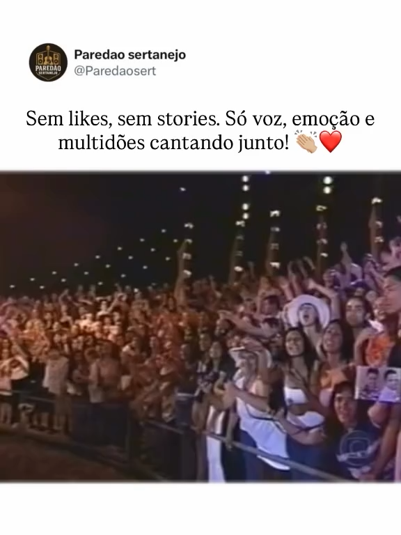 Show de 1998: a prova viva de que boas canções atravessam décadas sem precisar de likes. @zezedicamargoeluciano cantando “Preciso Ser Amado” no Especial Amigos Ao Vivo. #sertanejo #paredaosertanejo #musicasertaneja #zezedicamargoeluciano2