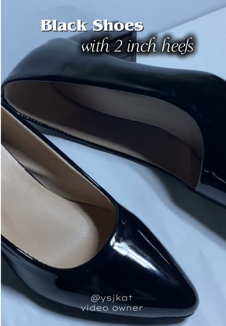 Black Shoes with 2inch heels!😍  #blackshoes #blackshoeswithheels #blackshoesforschool #tourismstudent #fyp #fypage 