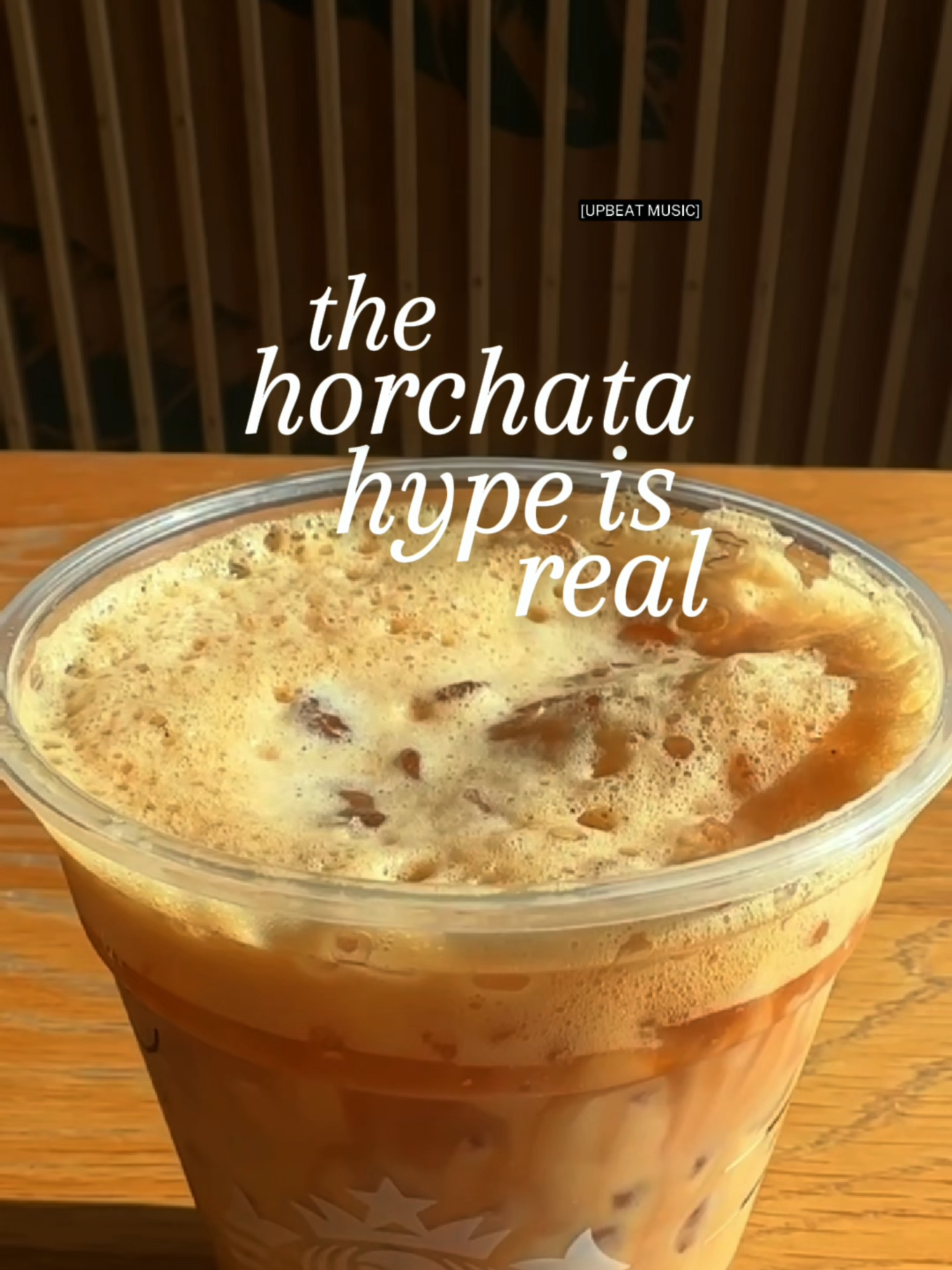 hi. horchata is back like it never left.