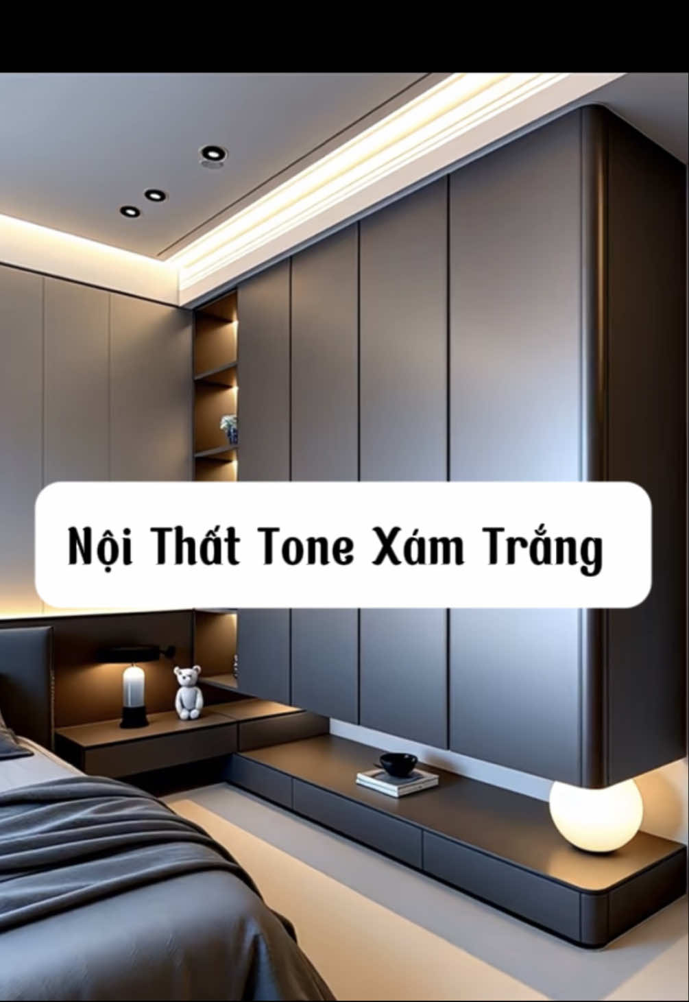 Gợi ý thiết kế nội thất tone xám + trắng cho căn nhà của bạn #noithat #noithatdep #noithatthongminh #noithatnhome #noithathiendai 