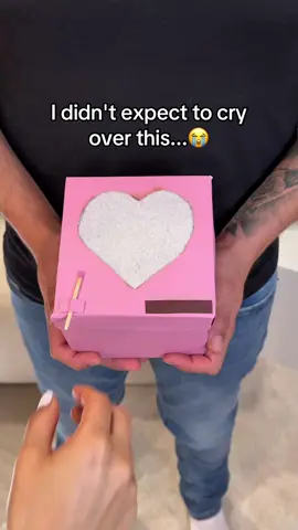 Our entire relationship inside of this box 🥹❤️ #couples #giftideas #romanticgift #crystallball #girlfriend #boyfriend 