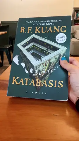 I can’t wait until I can talk to someone about this book! #BooksellersOfTikTok #FYP #BookTok #AmReading #TBR #Katabasis #RFKuang 