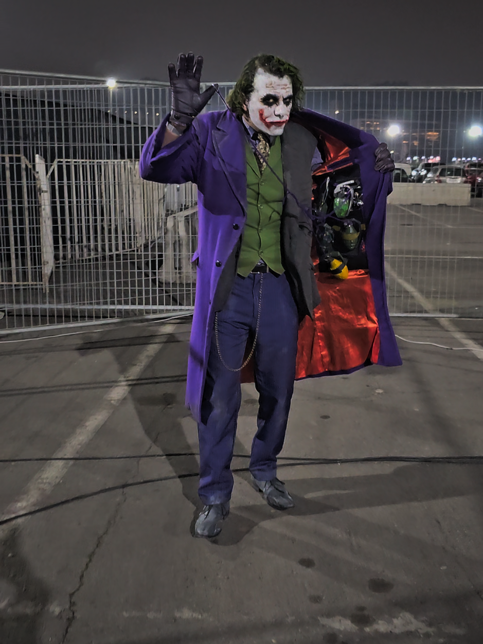 I'm the night  #cosplay #jeanmarkus #coringa #heathledgerjoker 