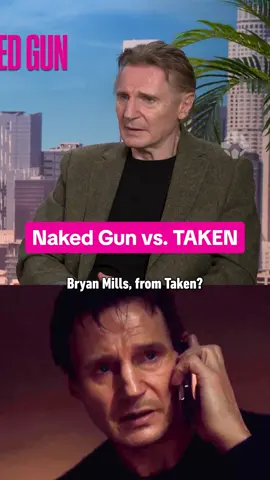 How would Liam Neeson from The Naked Gun catch Liam Neeson from Taken? #nakedgun #liamneeson #frankdrebinjr #frankdrebin #bryanmills #taken #pamelaanderson #ign #movies #movie #celebrity #interview