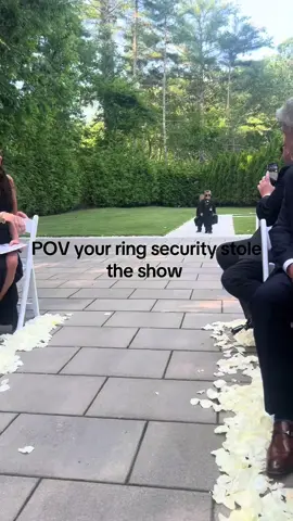 POV your ring security stole the show 🤣💼💍😎