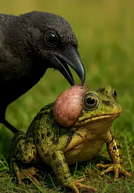 #frog 🙀😮😮😮#ai#monkey #animals #veo3 #foryou #fyp #grow #tiger #birds #elephant #hors #panda #cow  #lion #goat #rhinoceros #crocodile #dog #rat #cat #cucumber #pregnancy #gorilla #eagles #baby #snak #zoun #wolf #parrot #puppy #poor #rain #deer 