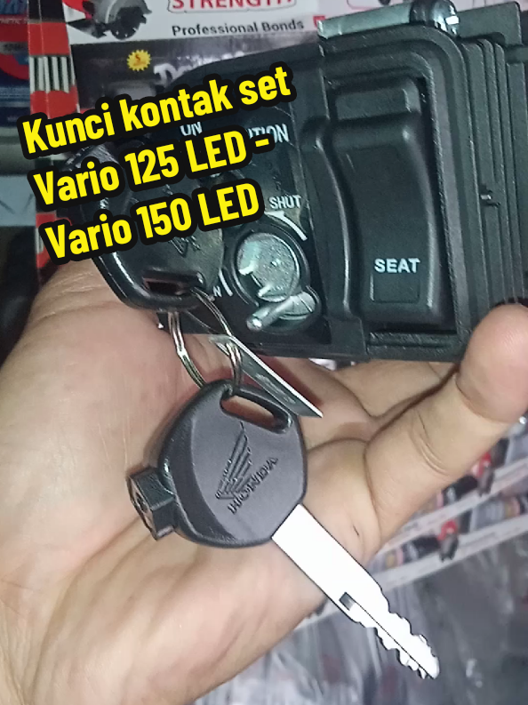 Original kunci kontak set Vario 125 LED - Vario 150 LED - Vario 110 Fi - Scoopy Fi eSP Ring 12  #kuncikontak #kuncikontakset #kuncikontakmotor #kuncikontakvario150led #sparepartmotor 