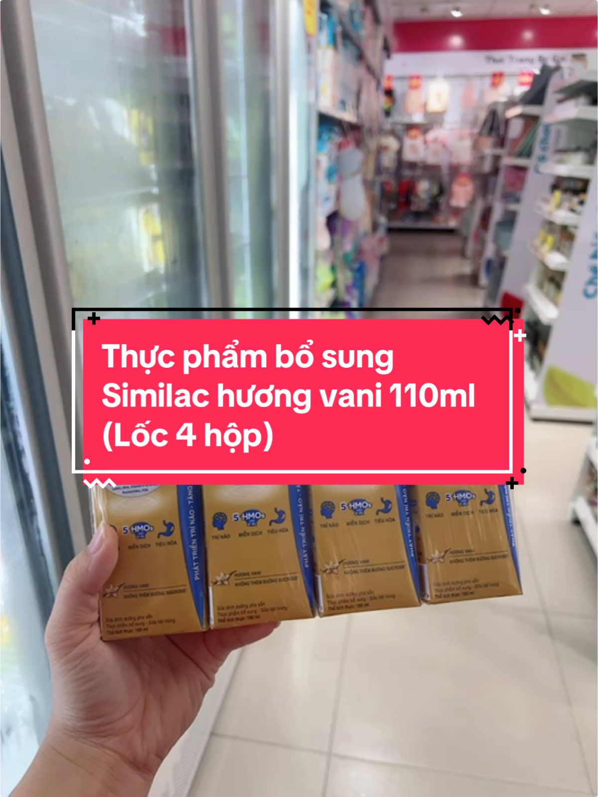 Thực phẩm bổ sung Similac hương vani 110ml (Lốc 4 hộp)#similac #abbott #concung #xuhuong #iq #thongminh #suacongthuc #suabotphasan 
