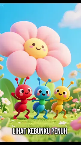 lagu Anak-anak lihat kebunku penuh dengan bunga  #laguanak #laguanakanak #laguanakindonesia #anakanak #kids #semut #animasilucu 