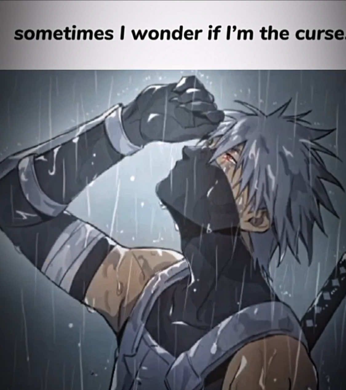 Sometimes I wonder if I am the curse 🙂 || #anime #animeedits #narutoshippuden #kakasi #hatakekakashiedit #copyninja #hokage #interlinkedslowed 