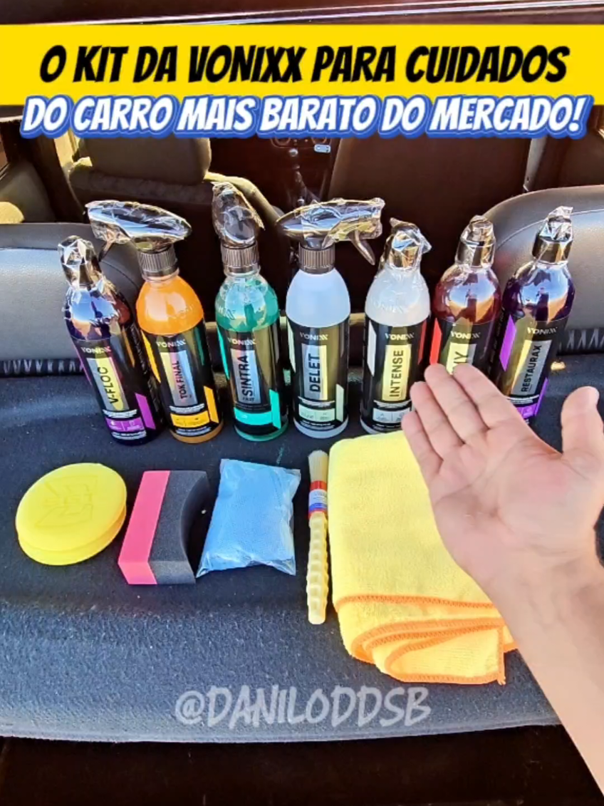 Esse é o kit mais completo para cuidados com o carro! #tiktokshopchegou #tiktokshop #car 