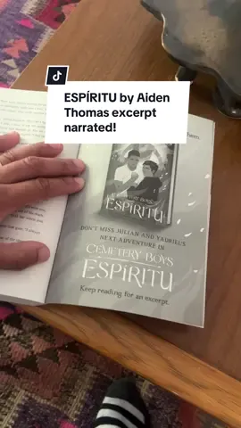 🗣️📖Live Narration of an excerpt from the sequel to Cemetery Boys, Espíritu, by @Aiden Thomas 🗣️📖 #cemeteryboys #cemeteryboysbook #aidenthomas #audiobooknarrator #narrator   