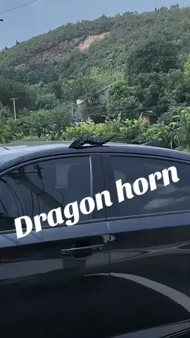 When i add a pair of dragon horn on my car roof#fyp #viral #car #carlover #cargadgets #caraccessories #cargoodthing#carsoftiktok #automotive #decoration #dragon #horn 