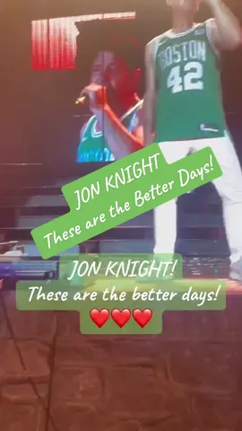 Jon Knight from @New Kids on the Block sings! Love when this happens at NKOTB concerts! We all lose our minds!