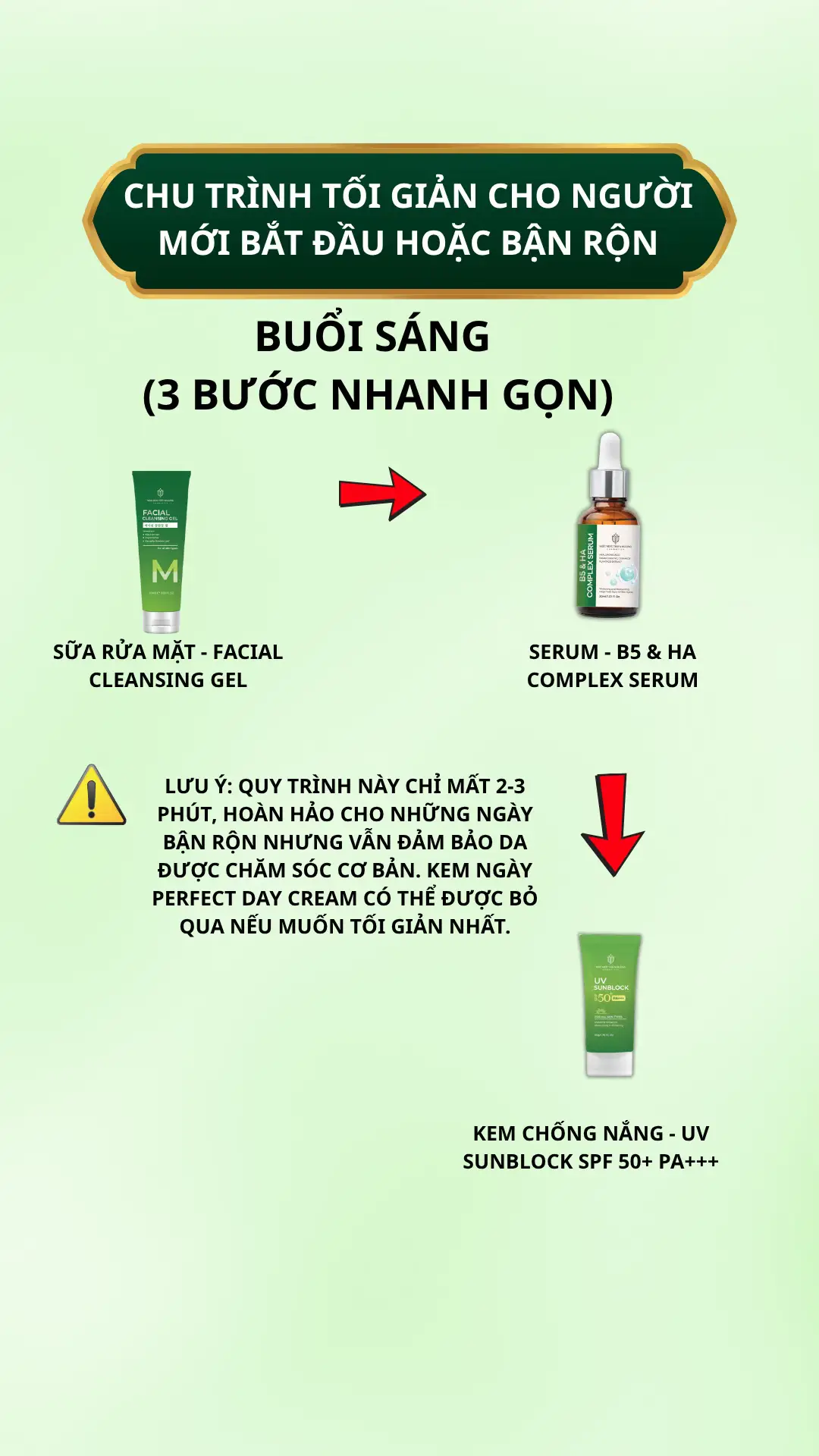 Tập trung vào các bước cốt lõi nhất: Làm sạch - Dưỡng ẩm - Bảo vệ, giúp duy trì một làn da khỏe mạnh mà không tốn nhiều thời gian.  #skincaretoigian #skincarechonguoiluoi #skincarechonguoimoi #3buocduongda #goclamdep #BeautyTok #mocmocthienhuong #reviewlamdep #xuhuong #nhamochuong