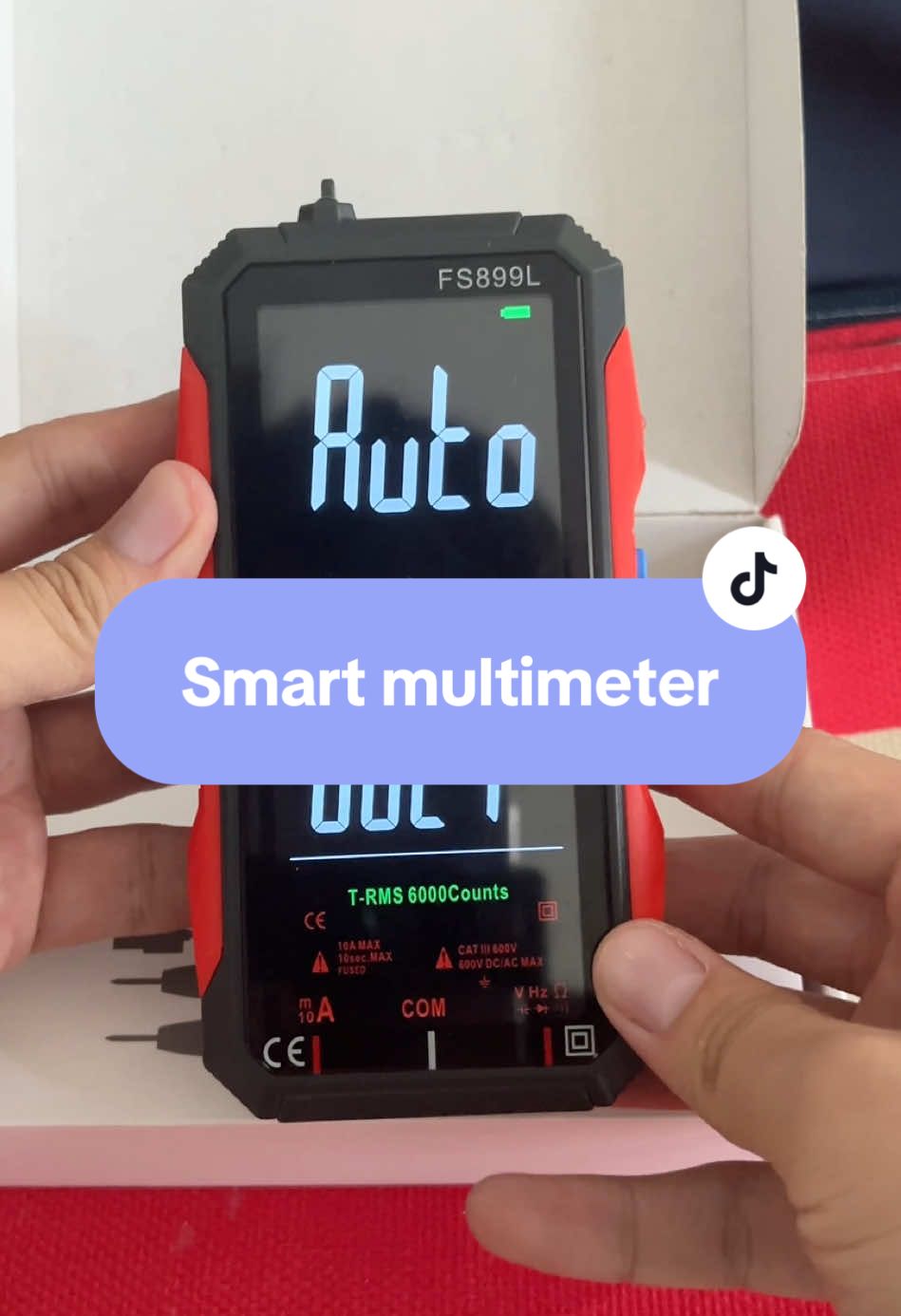 Regular meters miss AC/DC switches? This one detects automatically#smartools #electricianlife #tiktokshop #multimeter #circuit 