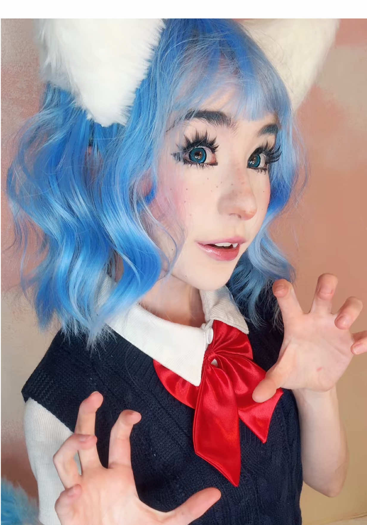 @wolfychu notice me senpai ? #wolfychu #wolfychucosplay #animationmeme #kawaii 