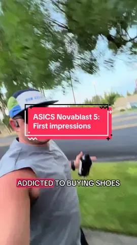 These are my first impressions on the Novablast 5s from @ASICS  They feel great as a daily trainer and could definitely see myself picking up the pace in these. A more “seasoned” review is coming soon!  #newshoes #Running #shoereview #runtok #fyp #asics #novablast5 