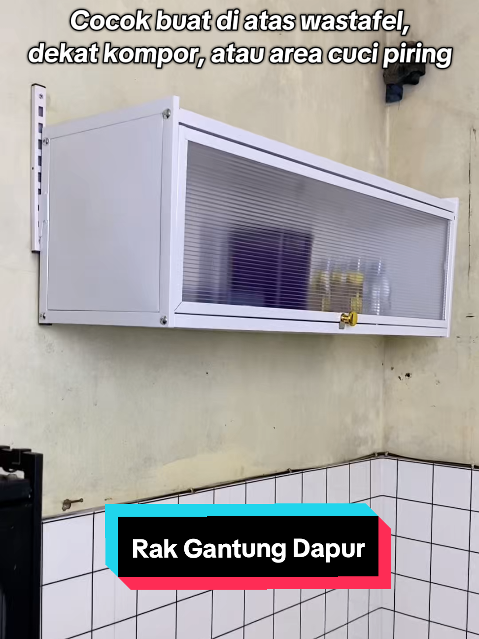 Rak gantung dapur cocok buat di atas wastafel, dekat kompor, atau area cuci piring #rakgantung #rakdinding #rakdapur #perabotandapur #perabotanrumahtangga #promoguncang88 