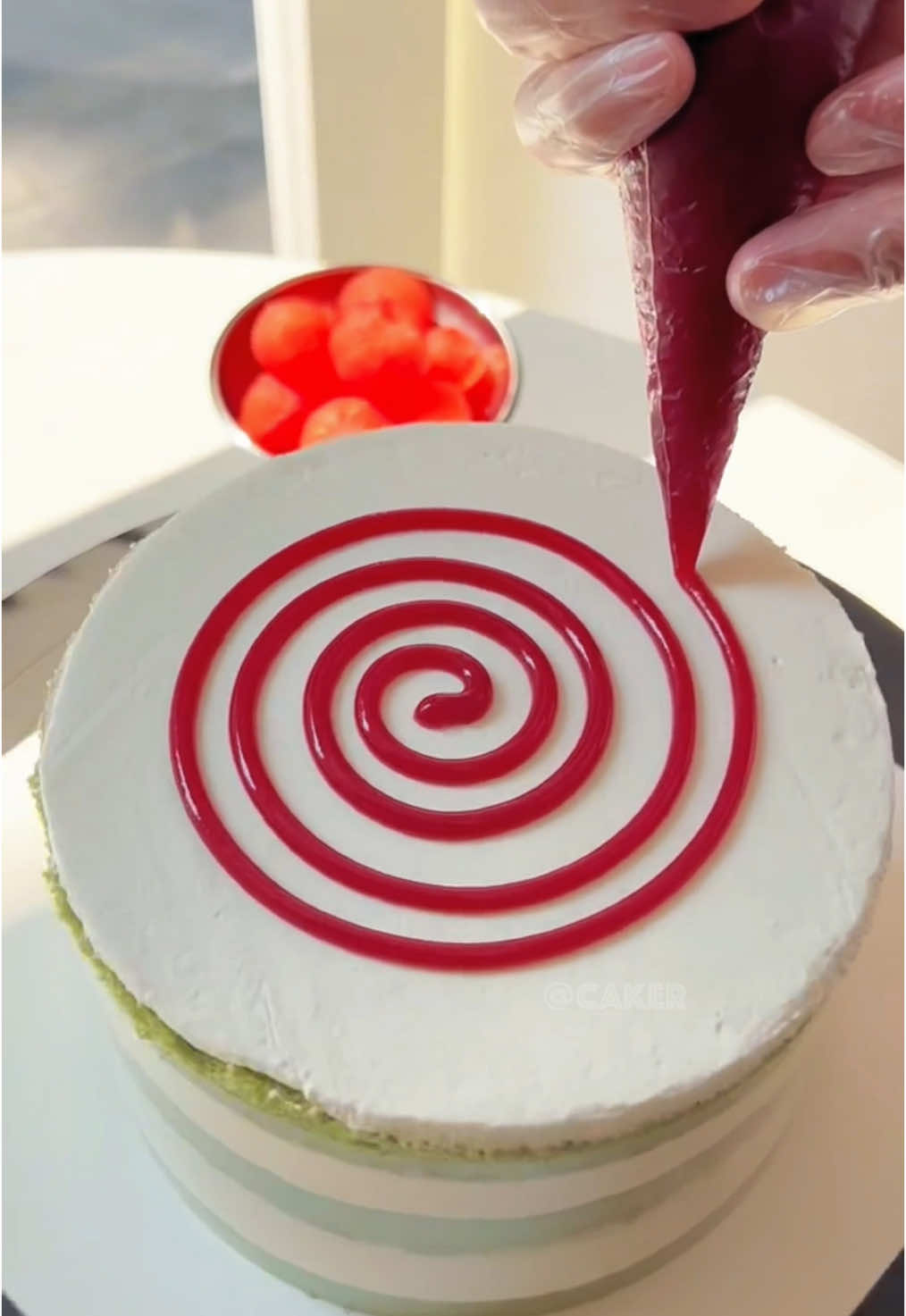 🎂🍰❤️🧁🍥Making a cake: An Immersive Experience #cake #asmr #immersive 