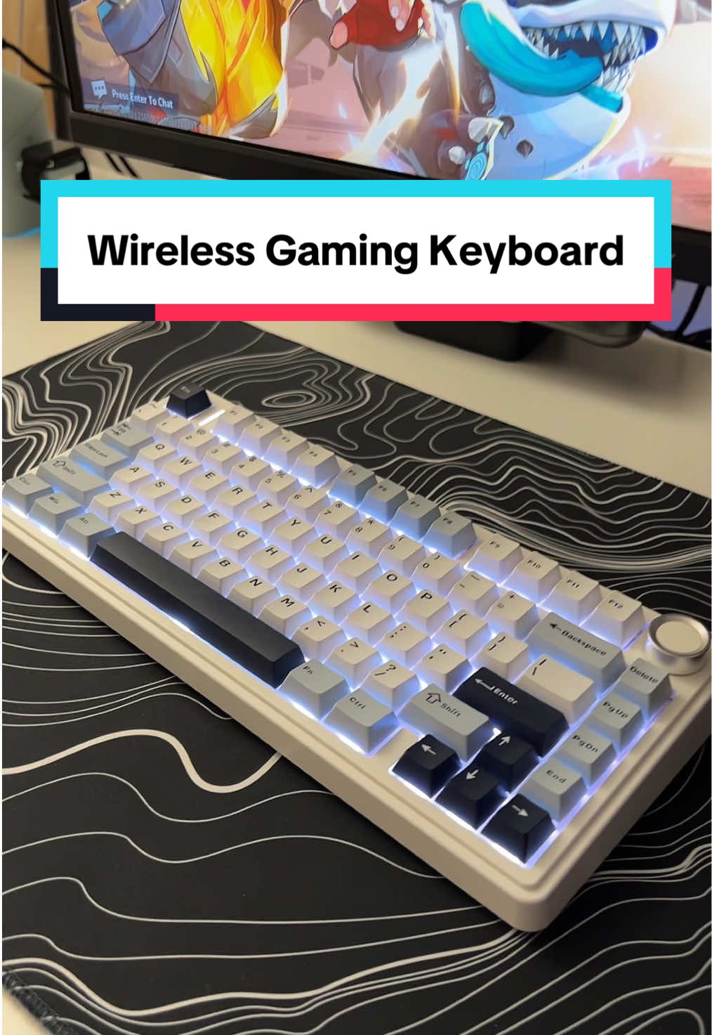 If you’re looking for a great wireless gaming keyboard, the Aula F75 is a top choice to checkout, that won’t break the bank #gamingkeyboard #pcsetup #pcgamingsetup 