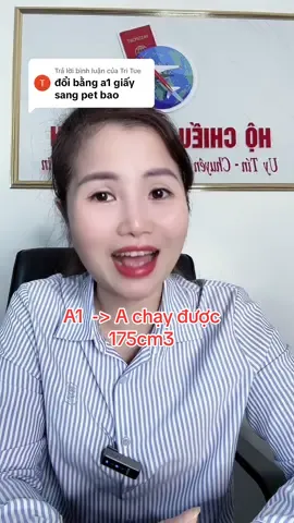 Trả lời @Tri Tue Bằng A1 cũ đổi sang A chạy được 175 cm3 #blx #gplx #banglaixea1 #banglaixemay #xuhuong 