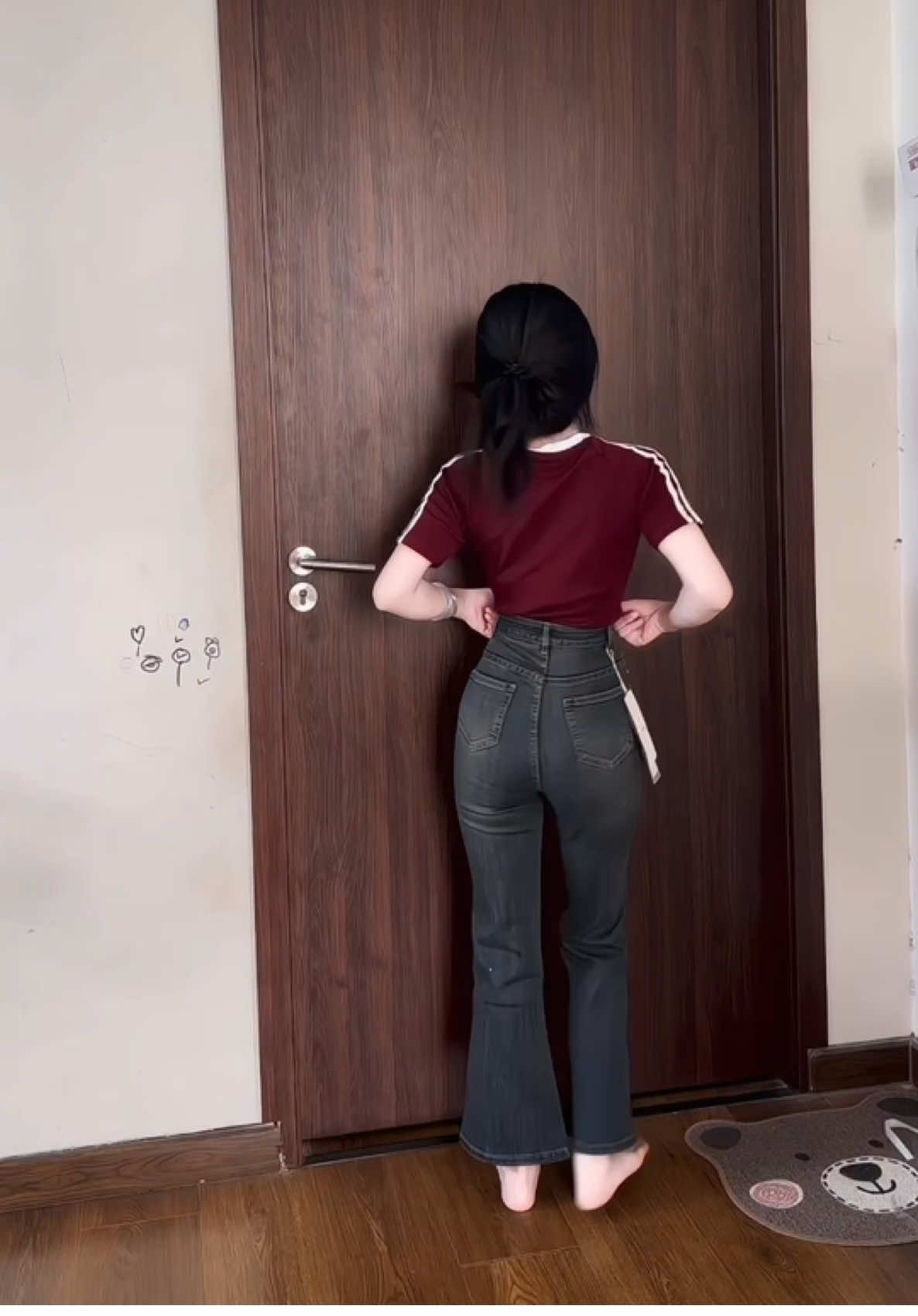 Jean loe 9 tấc thêu nơ về 2 màu #jeans  #jeanloe #namlun #ngọcđàoclothing  #xuhuongtiktok 