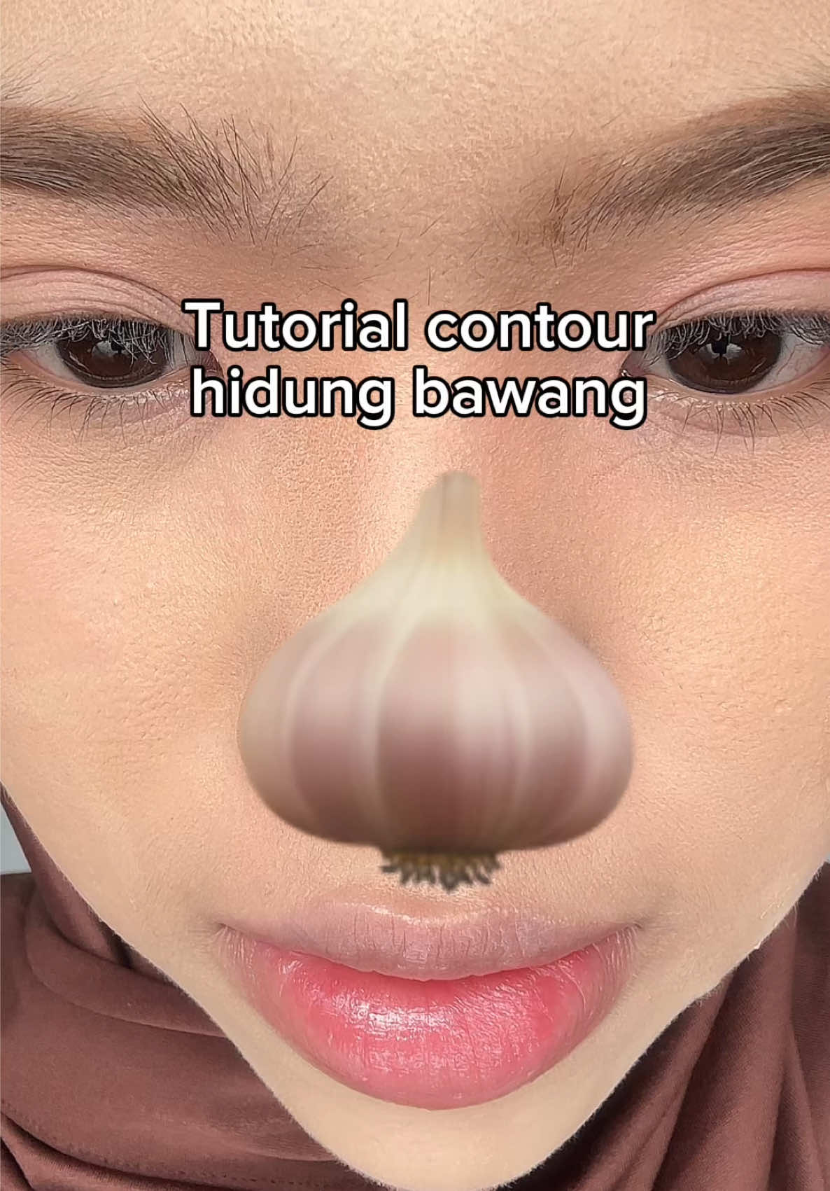 Tutorial Contour hidung bawang kaya aku bisa ikutin ini ya 🩷 #contour #contouring #contourtutorial #contouringtutorial #contouringhacks #contourhack 