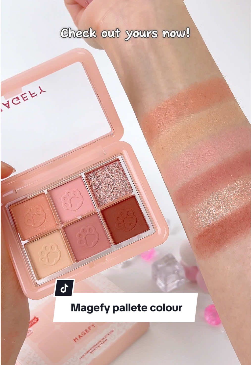 Palette color eyeshadow 💖 #Magefy #Magefymakeup #MagefyGlow #rekomendasimakeup #fyp  