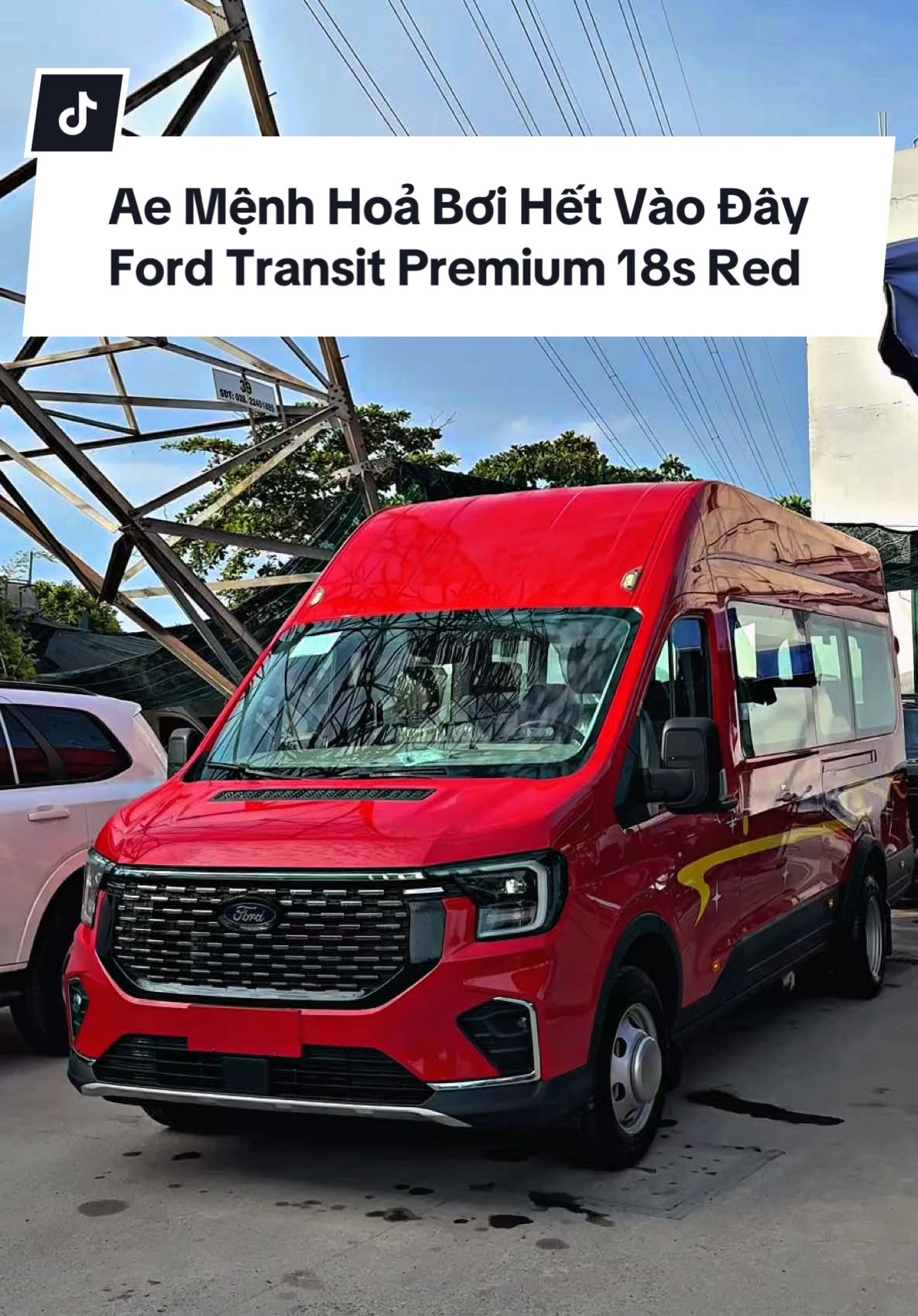 Anh em nào mệnh Hoả bơi hết vào đây cho em 🔥 Ford Transit Premium 18s Red New 2025 🥰 #hoangnamford #ford #transit #transitpremium #fordtransit #transit2025 #premium #18cho #dulich #sale 