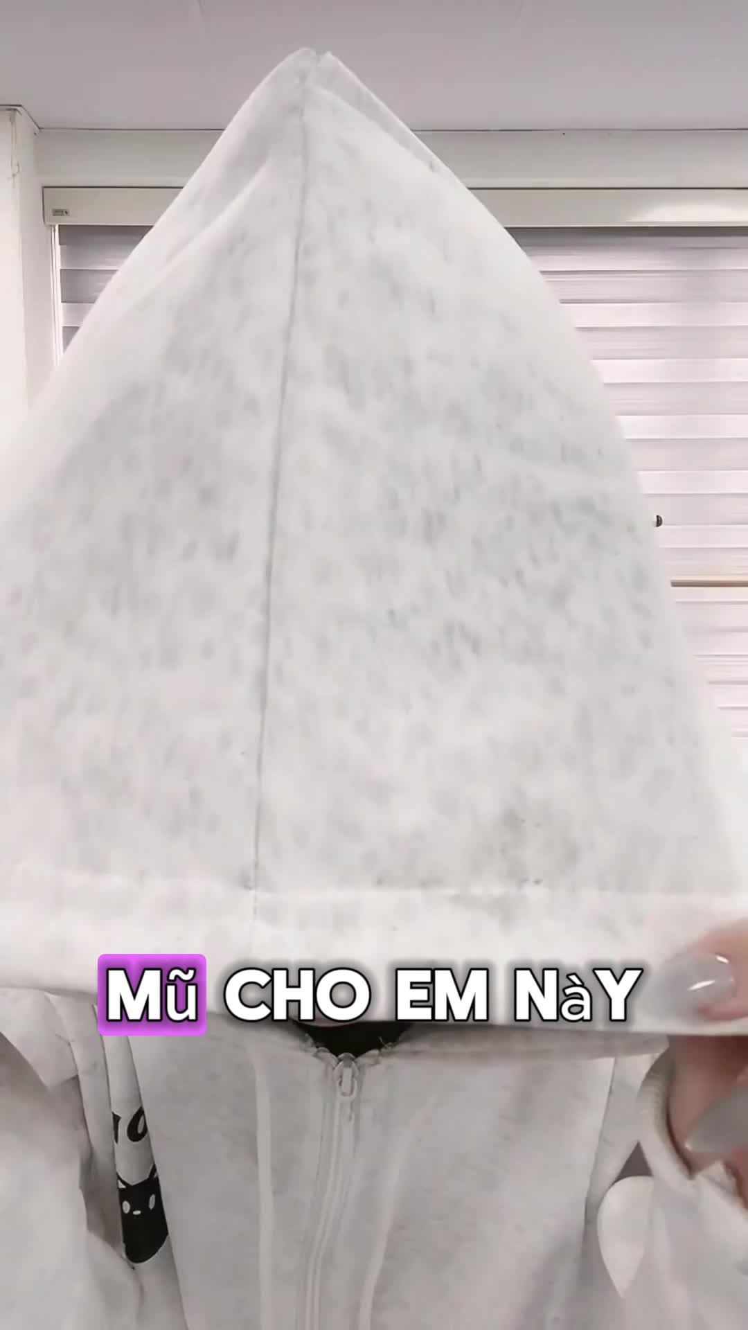 Áo hoodie zip MÈO TOJGOIG nam nữ unisex màu xám tiêu form rộng mũ to 2 lớp 