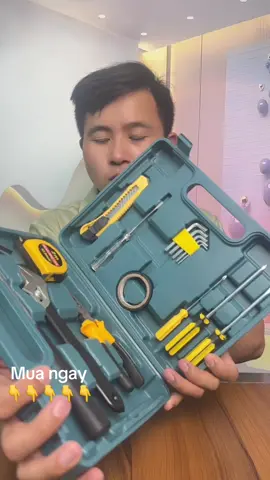 Bộ dụng cụ ⚒️ sữa chữa đa năng 16 món tại nhà 🏠 #dungcutienich #dungcusuachua #suachuadiennuoc #suachua #xuhuongtiktok 