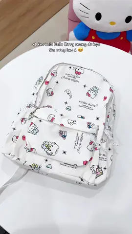 Balo Hello Kitty xinh eoo 💟 #balo #balodihoc #balohellokitty #hellokitty #xuhuong #muataitiktok #embehan04 