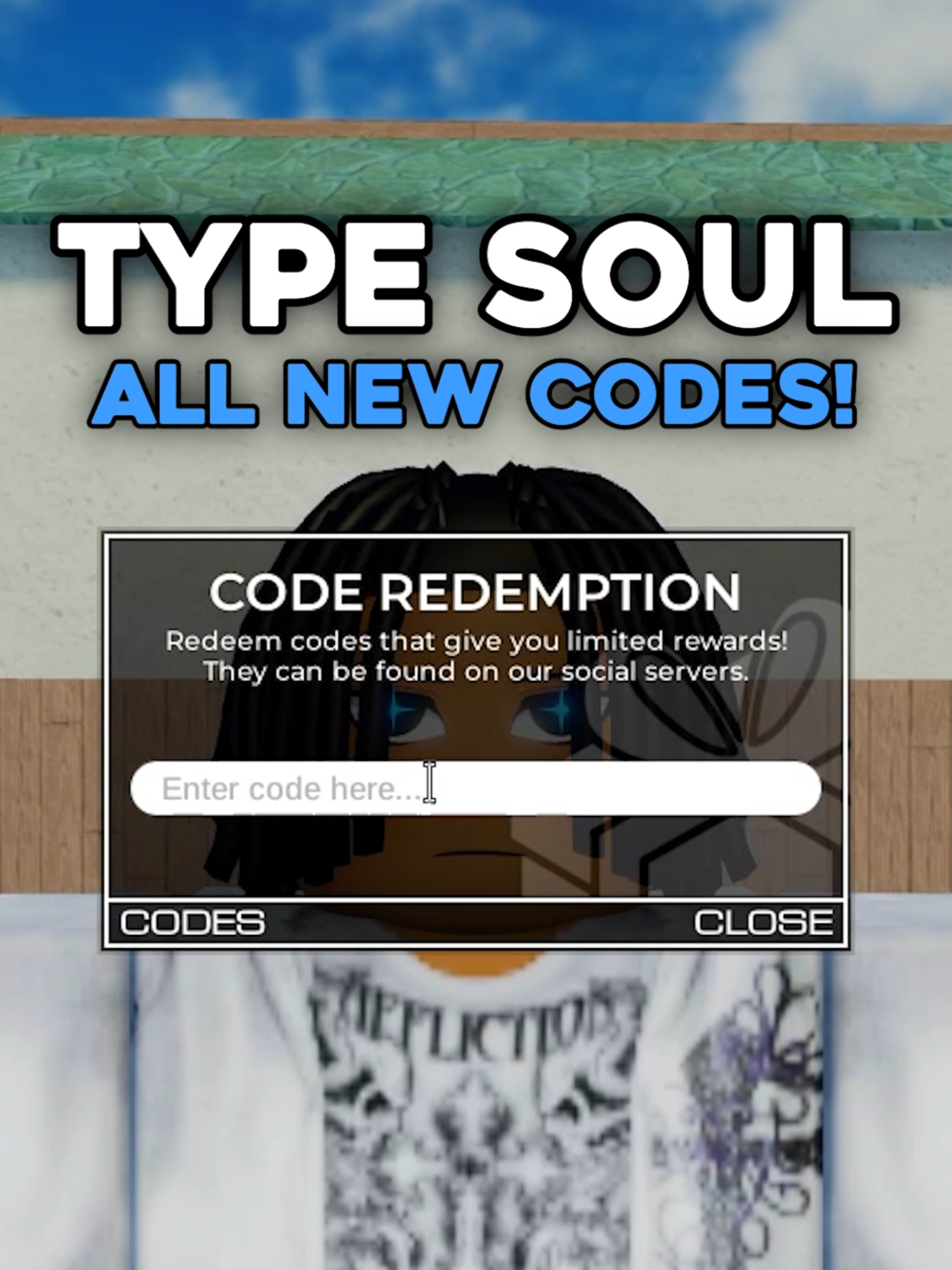 ALL NEWEST CODES IN TYPE SOUL! 🔥 #Roblox #TypeSoul #TypeSoulRelease #TypeSoulCodes #TypeSoulNEWItems #ShredsyGang