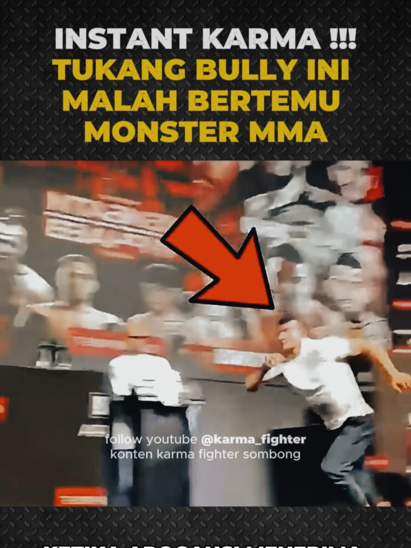 🔴KARMA !! TUKANG BULLY INI SALAH PILIH KORBAN TERNYATA MONSTER #short #mma #mmafighter #boxing🥊 #boxing #UFC #ufcfighter #fypシ゚ #cockyfighter #instantkarma #karma #brutal #dikiracuputernyatasuhu #bully #bullykarma