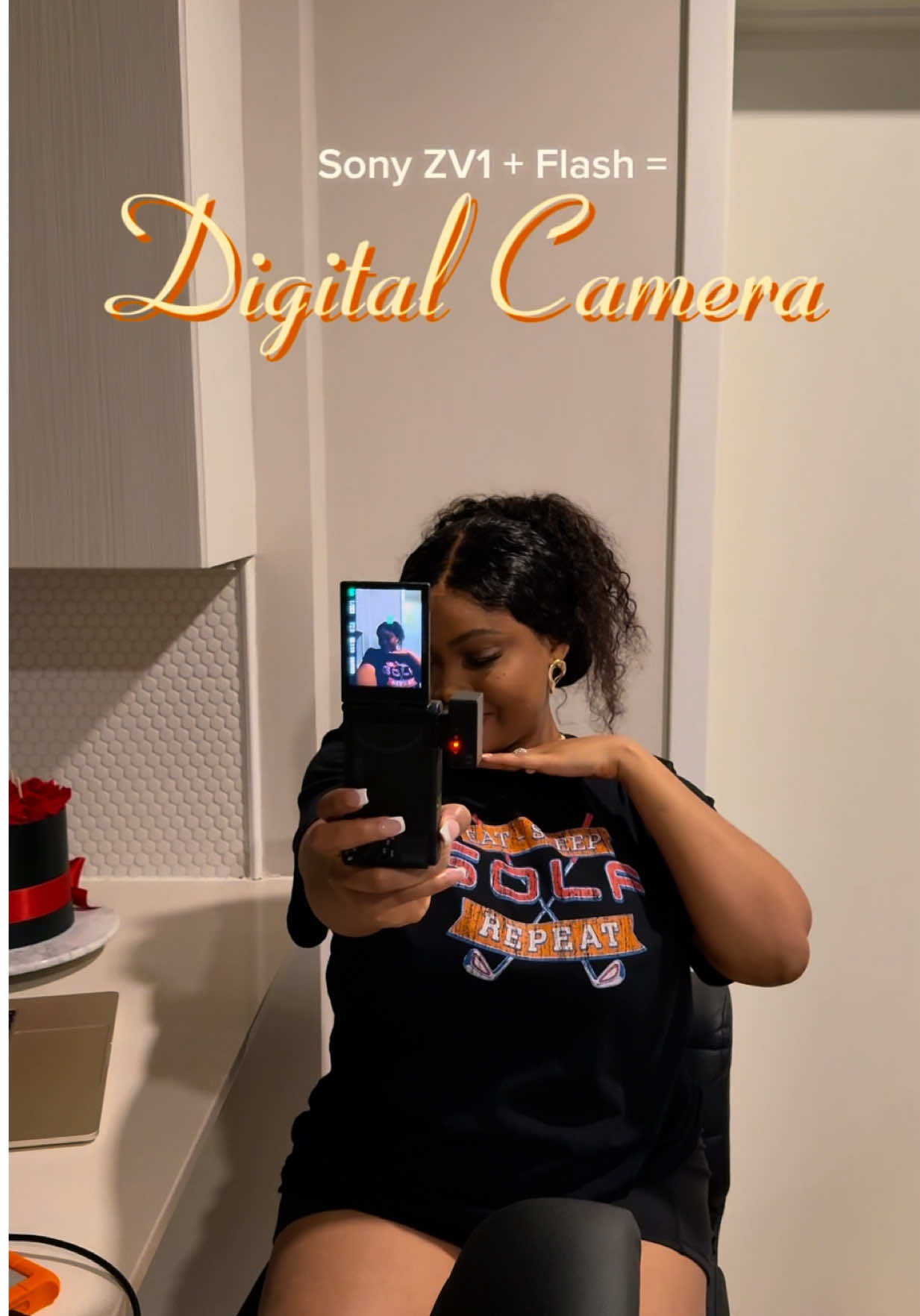 This flash is so tiny—it fits right in my bag! I usually use my GVM light for my pictures, but now that I found out I can attach a portable external flash directly to my camera? Ohhh it’s over for y’all 🤭📸 Get ready for me to flood your timeline with pictures lol. I’m so excited right now! Comment “FLASH” below to receive a DM with the link to shop this post on my LTK 🤍 #sonyzv1flash #medalightf1 #sonyzv1 #externalflash #flashforsonyzv1 