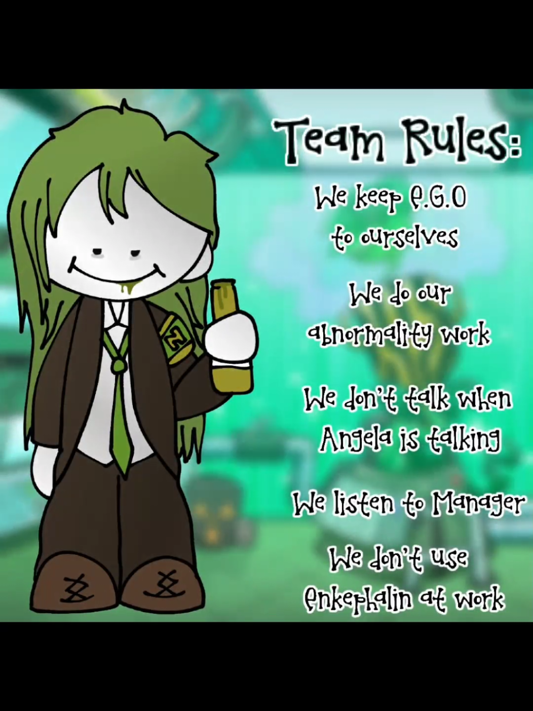 netzach classroom rules #lobotomycorporation #lobcorp #projectmoon🔑🌙 #projectmoon #netzach #fypシ゚viral #lobotomycorp