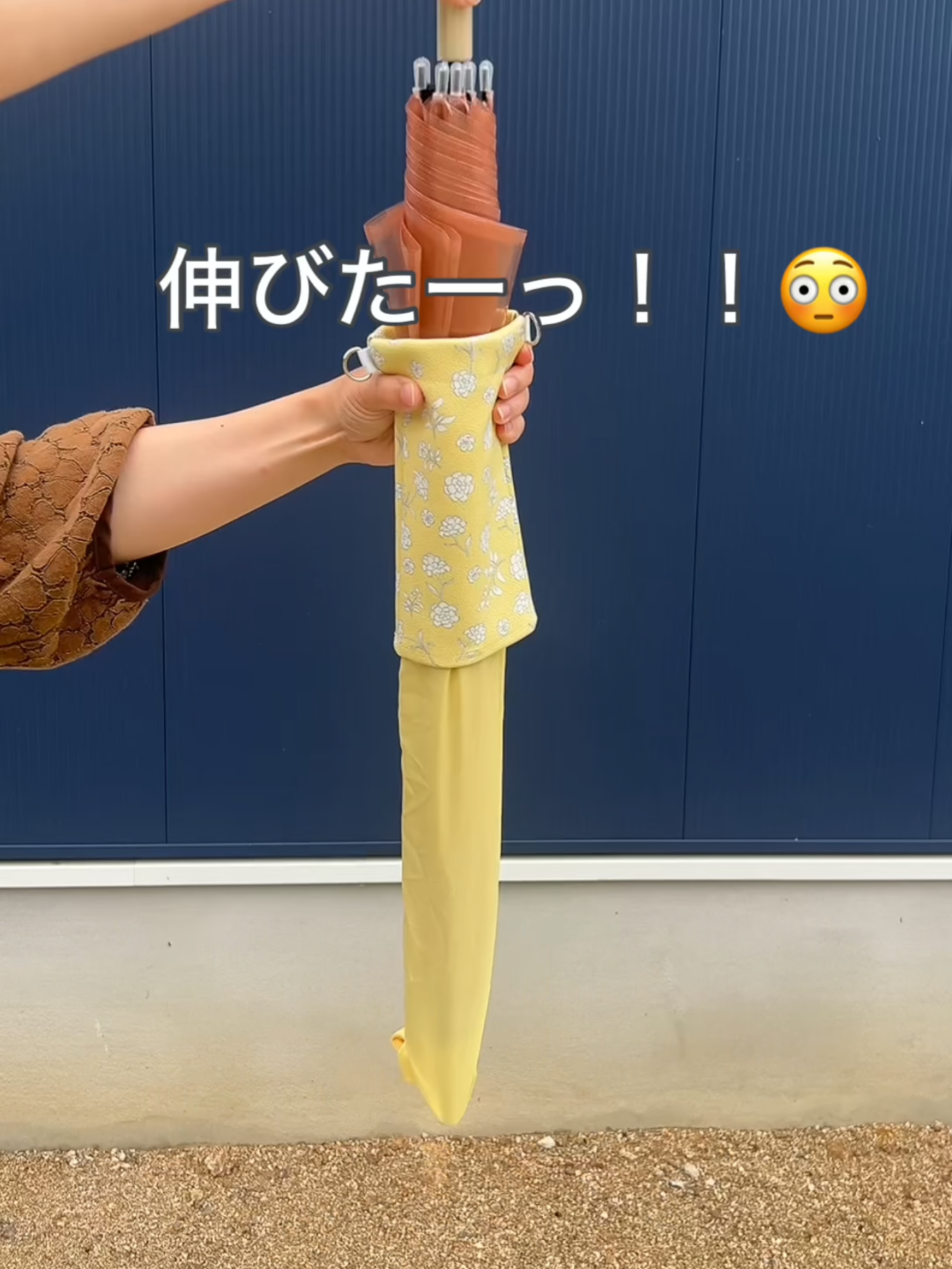 伸びて縮む⁉︎ この傘袋、保存必須です🙌 濡れた傘って自分や周りを濡らしそうで ヒヤヒヤしちゃいますよね💦 （特に電車やバスに乗るとき・・！） 傘袋にいちいち入れるのも面倒なんだよね。。 って思っていた方！ すごい傘ホルダーがデビューしました✨ 小さなポーチみたいな見た目ですが なんと、傘を入れると伸びるんです！！ しかも出したら縮む！！摩訶不思議！！👀 引っかかり（？）みたいな感覚もなくて 本当に「シュッ」　「シュッ」とスムーズに出し入れできて ノンストレスです☺️ ーーーーーーーーーーーーーーーーーーーーーーーーーーーー・ シュルッと入れてスポっと抜くだけ　 斜めがけもできるスリムな傘ホルダーの会 ーーーーーーーーーーーーーーーーーーーーーーーーーーーー 気軽にコメントお寄せください🌟♪ #傘 #雨#フェリシモ #felissimo